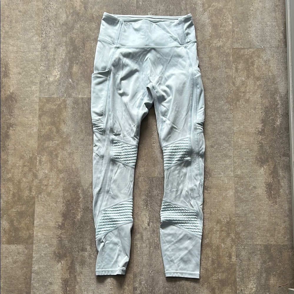 Light Blue High-Waisted Leggings